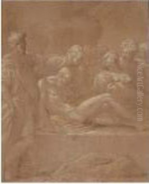 La Mise Au Tombeau Du Christ, D'apres La Composition Du Parmesan - view 1