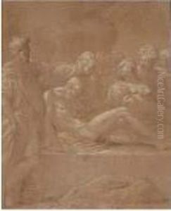 La Mise Au Tombeau Du Christ, D'apres La Composition Du Parmesan