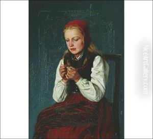 Girl From Korsnas by Arvid Liljelund