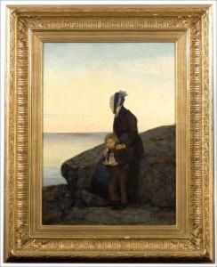 "odotusmeren Rannalla". by Arvid Liljelund