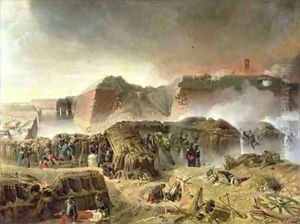 Siege of Antwerp by C. Courtois d'Hurbal