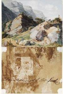 Linck, ,paysage De Montagne by Jean Antoine Linck