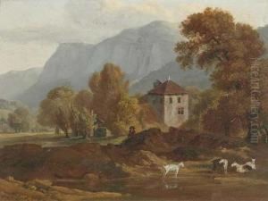 Vue Pres La Roche Et Du Brezon En Savoy. 1796