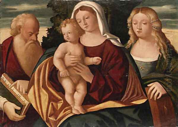The Madonna and Child with Saints Jerome and Catherine - view 1