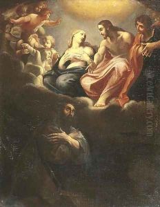 The Vision of Porziuncola by Ludovico Carracci