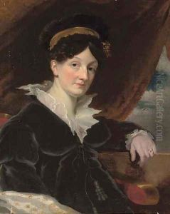 Portrait of a lady by Margaret Sarah Carpenter