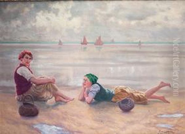 Mariscadoras En La Playa - view 1