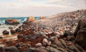 View Of The Shore by Berndt Adolf Lindholm