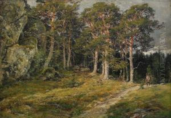 Landskap Med Jagare - Motiv Fran Saro Vasterskog - view 1