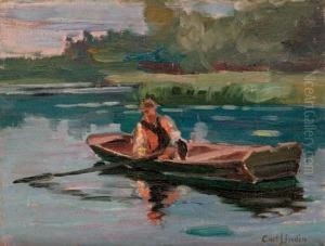 Fisherman by Carl Olaf Eric Lindin