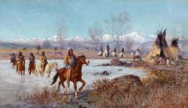 Indian Encampment - view 1