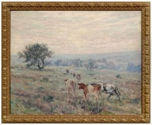 Cattle In Pasture by Thomas Corwin Lindsay