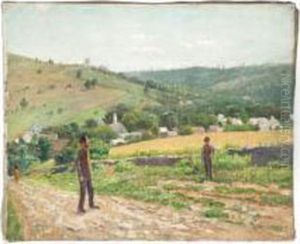 Country Landscape by Thomas Corwin Lindsay