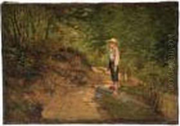 Boy In The Woods - view 1