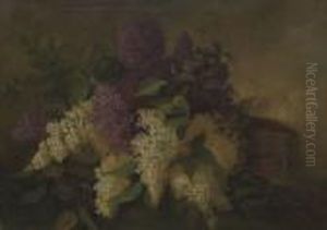 Floral Still Life by Thomas Corwin Lindsay