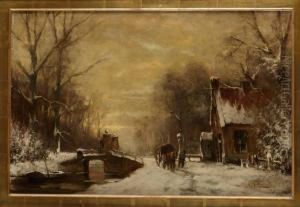 Vid Bron by Arvid Mauritz Lindstrom