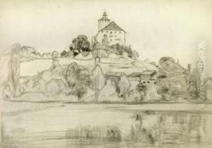 Schloss Und Stadtchen Werdenberg by Carl August Liner