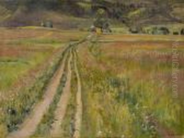 Sommerlandschaft Bei Appenzell by Carl August Liner