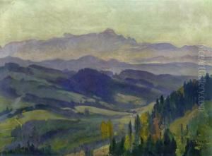 Blick Zum Alpstein by Carl August Liner