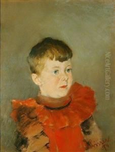 Kinderbildnis by Carl August Liner
