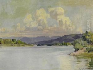 Landschaft Am Alten Rhein. 1914. Landschaft Am Alten Rhein. 1914.