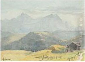 Blick Auf Santis Und Altmann by Carl August Liner