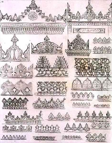 Islamic and Moorish door wall and window ornamentation - view 1
