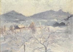Winterlandschaft by Carl August Liner