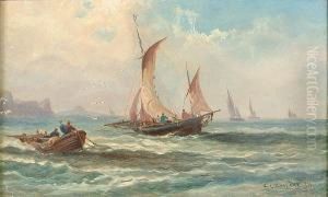 Fishing Off The Coast by Charles Linford