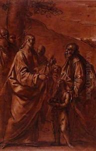 The Miracle of the Loaves and Fishes by Giacomo Cavedoni