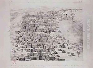 View of part of the town of Timbuktu from a hill View of part of the town of Timbuktu from a hill
