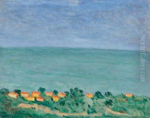 Cagnes Sur Mer De La Fenetre by Helene Linossier