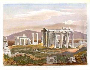 View of the Temples of Erectheus and Pandrosus the Acropolis by William Cole