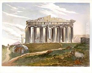 West end of the Parthenon by William Cole