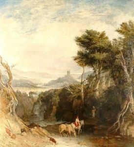 Hornby Castle From The Valley Of The Lune. by William Linton