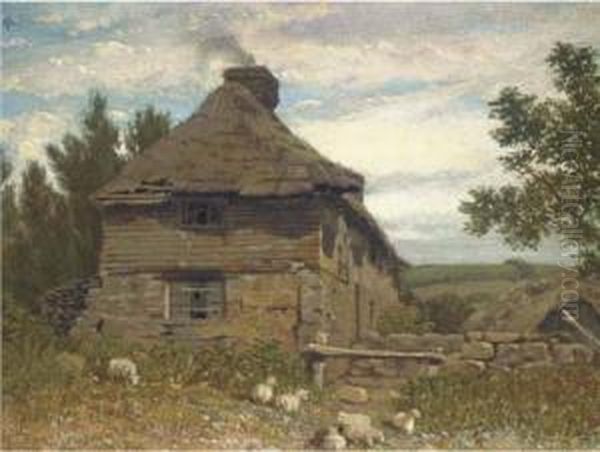 Figures By A Cottage; And A Cottage In A Landscape - view 1