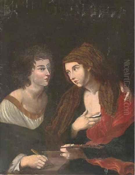 Poetry embracing Painting - view 1