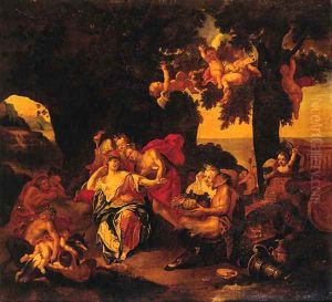 Bacchus And Ariadne On The Island Of Naxos by Antoine Coypel
