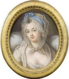 Portrait Of A Young Lady In "negligee"dress. by Etienne Liotard