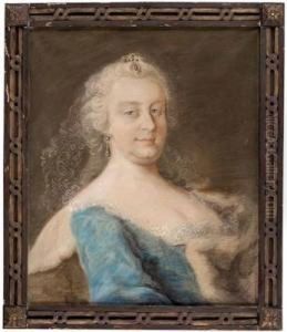 Portraitder Kaiserin Maria Theresia by Etienne Liotard
