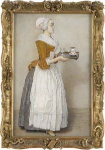 Das Schokoladenmadchen. by Etienne Liotard