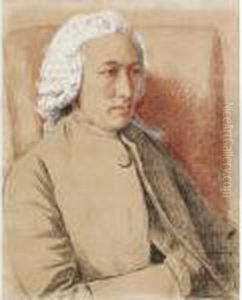 Portrait Of The Philosopher And Naturalist Charles Bonnet by Etienne Liotard