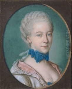Bildnis Einer Jungen Dame. by Etienne Liotard