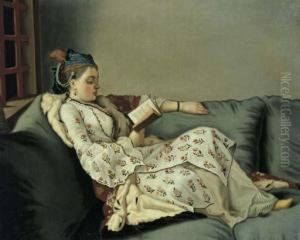 La Sultane Lisant by Etienne Liotard