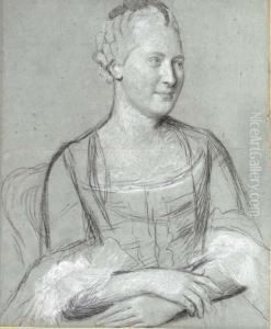 Portrait Of A Lady Turned To The Right, Half-length, Seated