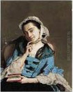 Portrait Of Madame D'epinay by Etienne Liotard