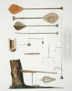 Society Islands pangas fishing hooks and other tools