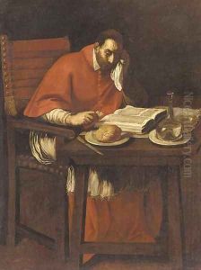 The fast of San Carlo Borromeo by Daniele Crespi