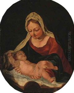The Madonna and Child 2 by Daniele Crespi