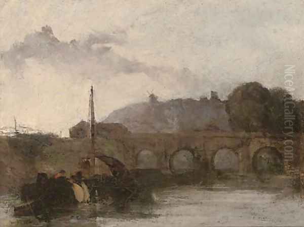 Evening on the river - view 1